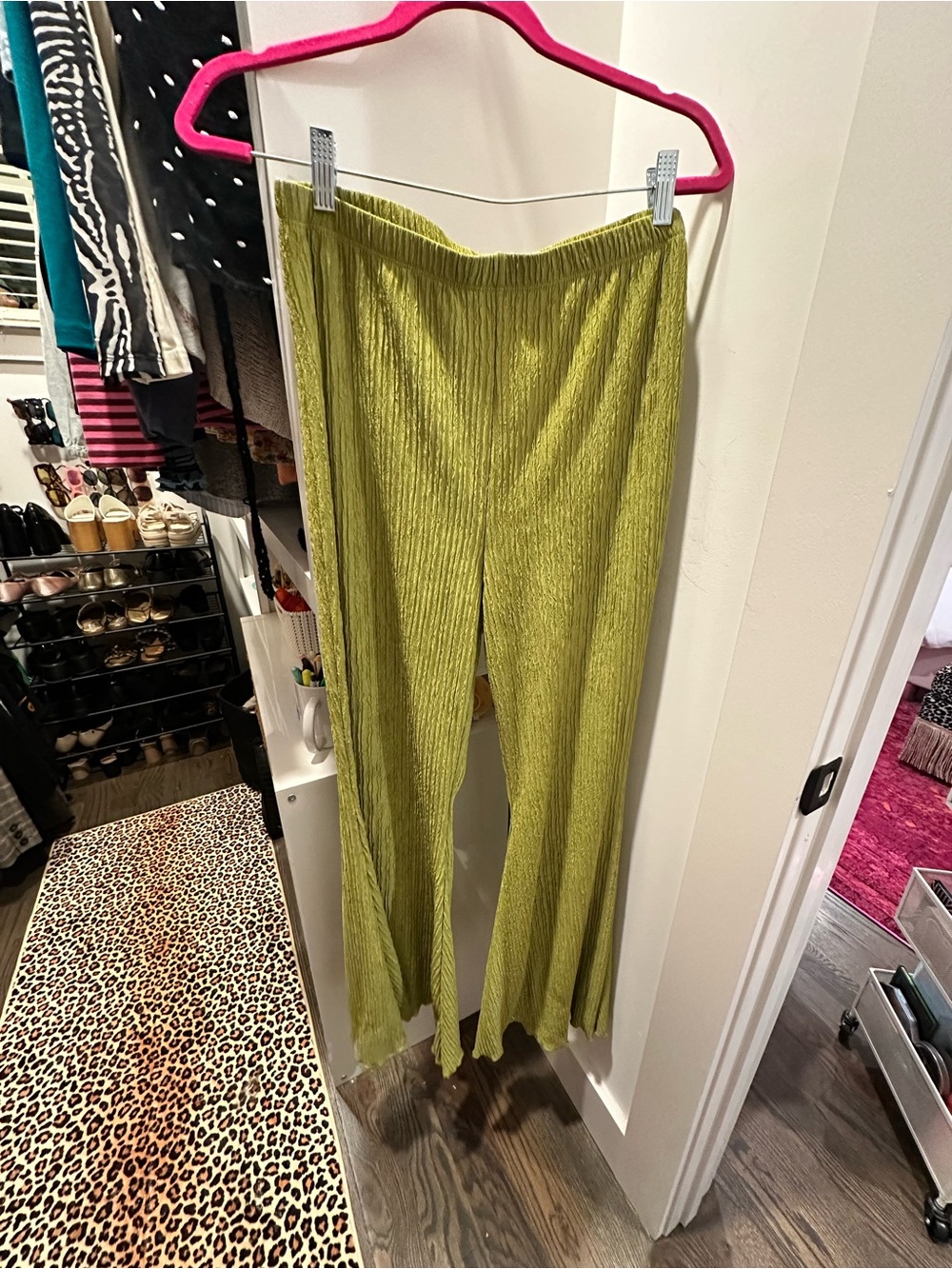 Wild Fable Chartreuse Bell Bottom Pants
